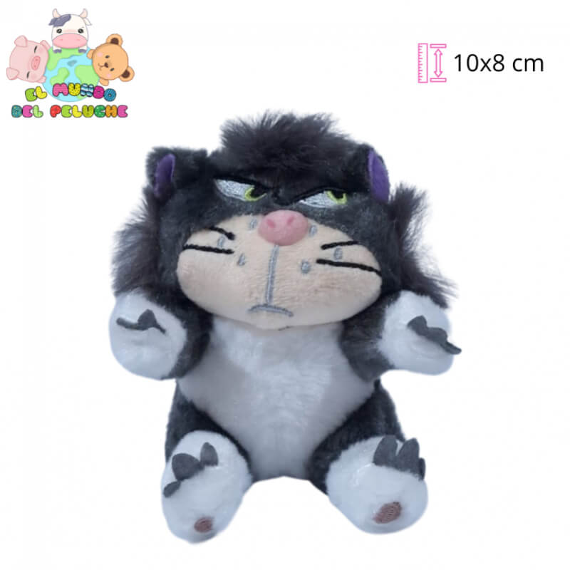 Llavero de Peluche Gato Lucifer | 10x8 cm | El Mundo del Peluche