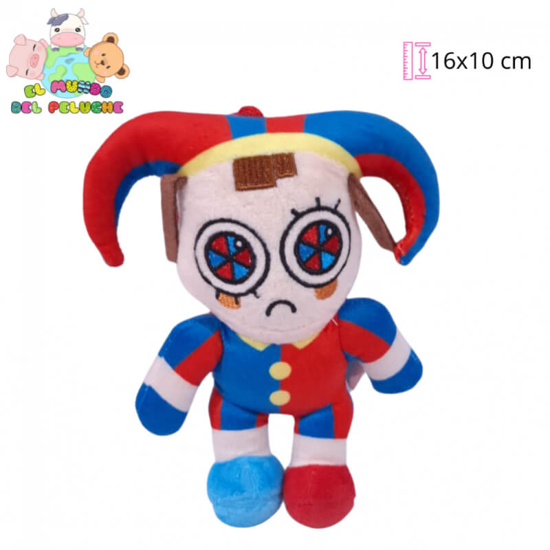 Llavero de Peluche Circo Digital | 16x10 cm | El Mundo del Peluche