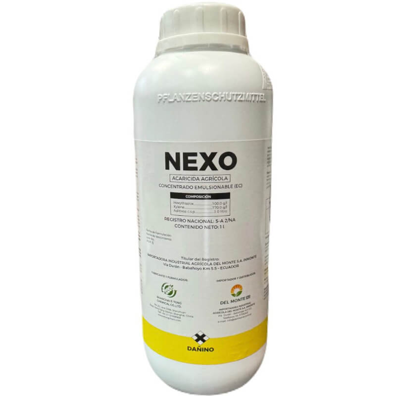 Nexo, Insecticida, Hexythiazox y Xylene. Del Monte AG.