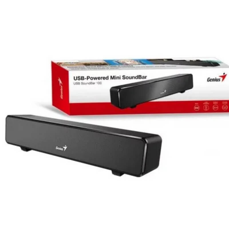 PARLANTE GENIUS SOUNDBAR 100 USB NEGRO