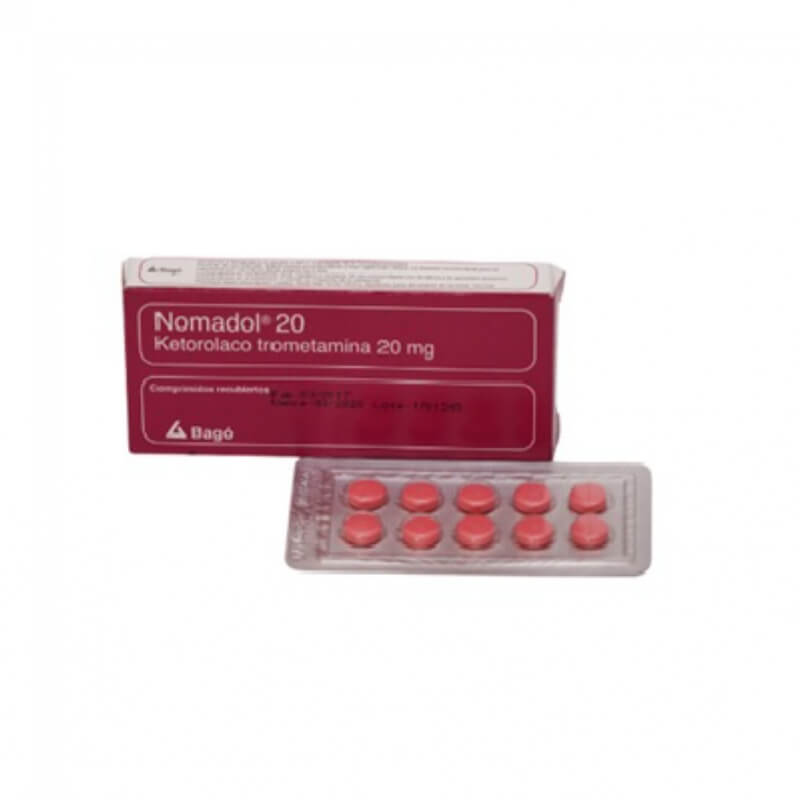 NOMADOL RAPID 20MG COMPRIMIDOS X 10