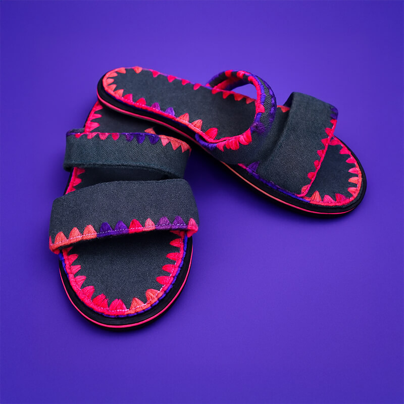 Sandalias Semi Ortopédicas Tejidas a Mano - Comodidad y Estilo