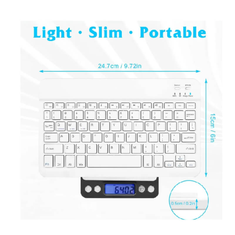 TECLADO CONNECT FIT BLUETOOTH KPH-030 TECLADO BLANCO / ROSA / NEGRO