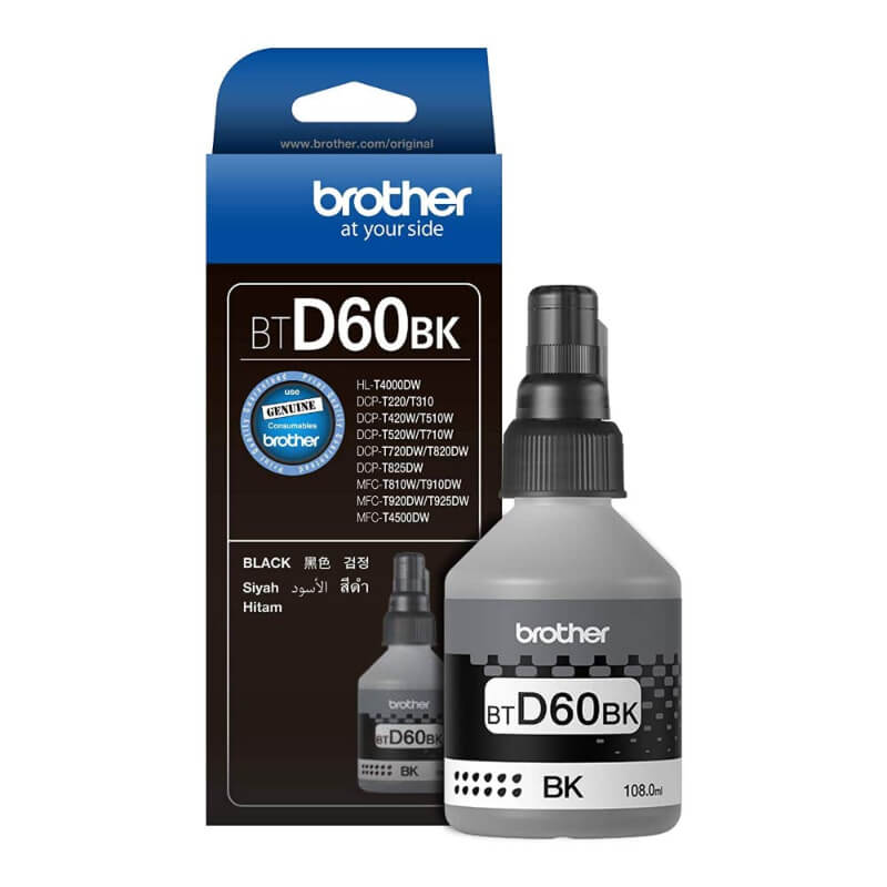 TINTA BROTHER BTD60BK NEGRO 108ML