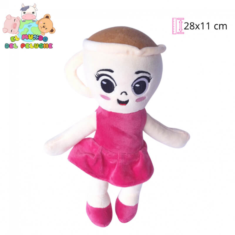 Peluche Ballerina Capuchina Miniatura | 28x11 cm | El Mundo del Peluche