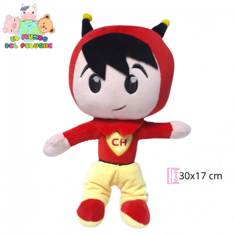 Peluche Chapulín Colorado Clásico | 30x17 cm | El Mundo del Peluche