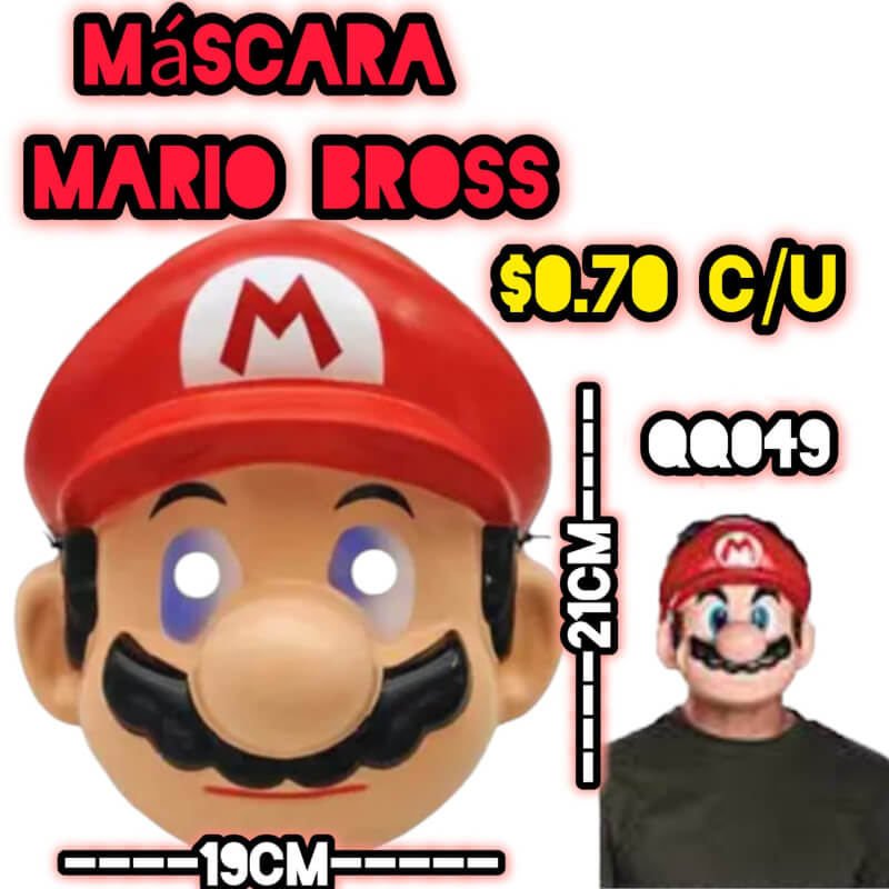 MÁSCARA MARIO BROSS