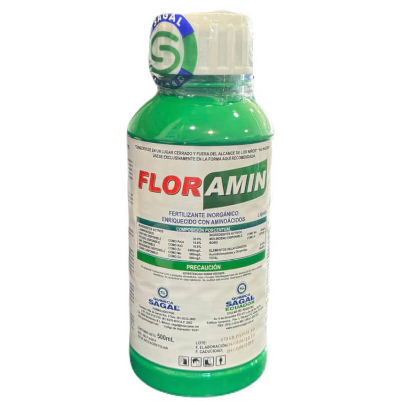 Floramin, Bioestimulante, Aminoácidos Libres. Sagal