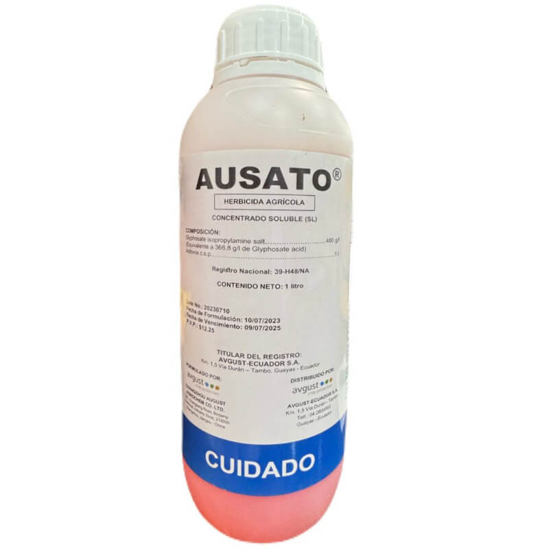 Ausato® Litro , Herbicida, Glyphosate Isopropylamine. Avgust.
