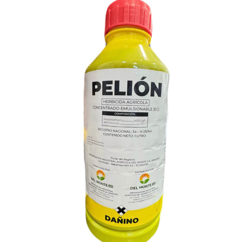 Pelión, Herbicida, Pendimethalin. Del Monte AG.