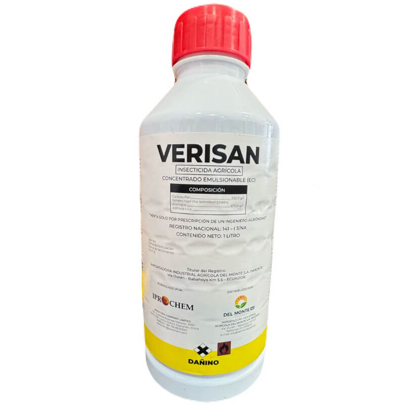Verisan, Insecticida, Carbosulfan. Del Monte AG