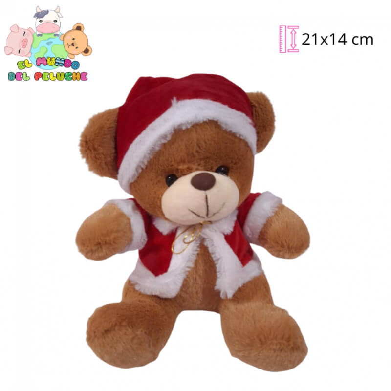Osito Navideño Mini | 21x14 cm | El Mundo del Peluche