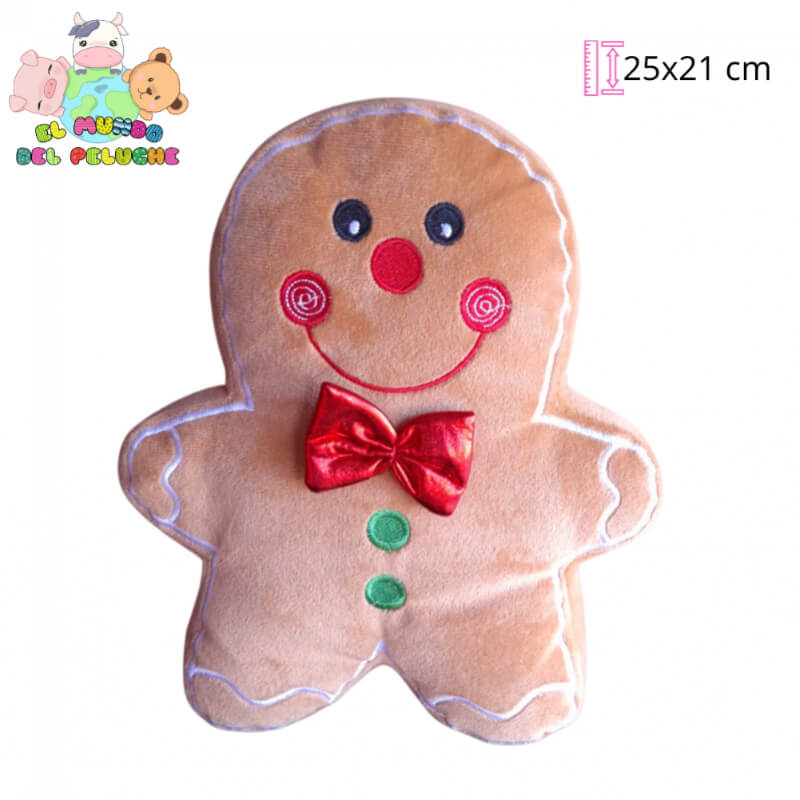 Peluche Galleta de Jengibre | 25x21 cm | El Mundo del Peluche