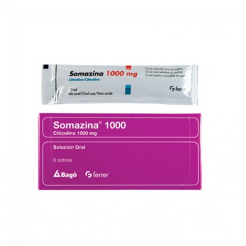 SOMAZINA 1000MG SOLUCION SOBRES X 6