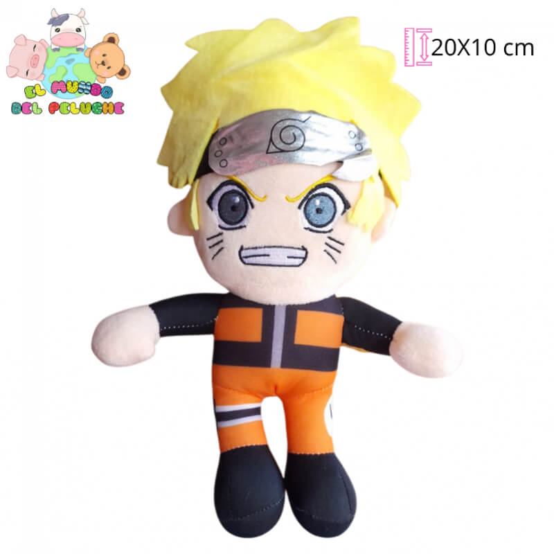Peluche Naruto Uzumaki Edición Ninja | 20x10 cm | El Mundo del Peluche