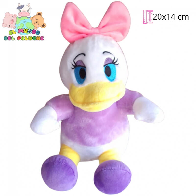 Peluche Daisy y Donald Disney Clásico | 20x14 cm | El Mundo del Peluche