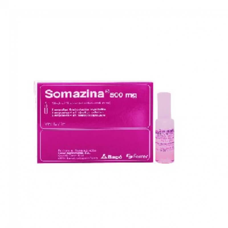 SOMAZINA 500MG 4ML AMPOLLAS X 5