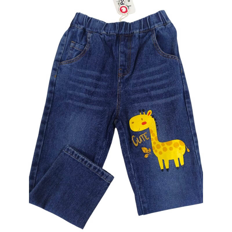 Pantalón Mezclilla Niño Pat Pat Jirafa - Jeans Infantiles Premium