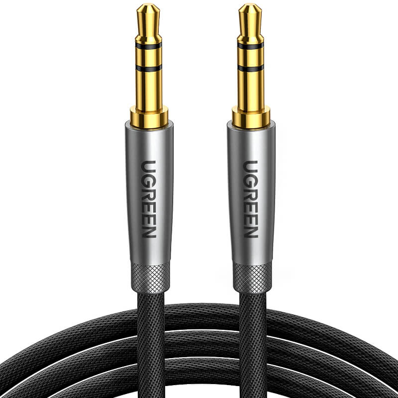 Cable Auxiliar 2 Mts Tela 3.5mm Audio Estable y Resistente