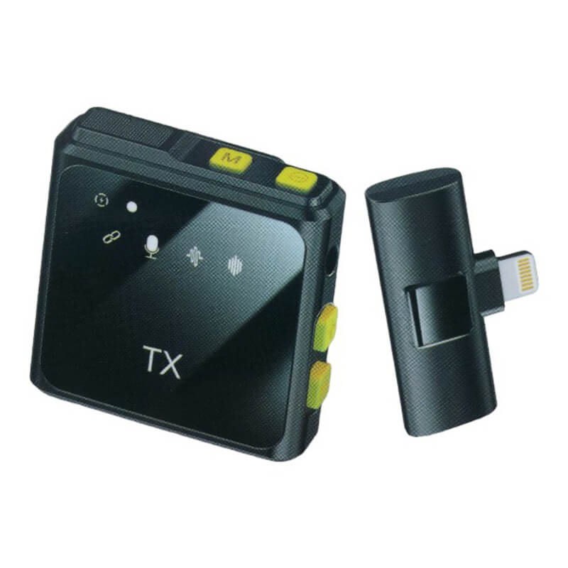 Micrófono Inalámbrico F9 Bluetooth Lightning Audio Claro y Profesional
