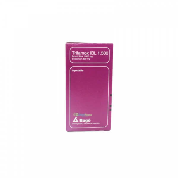 TRIFAMOX 1500MG AMPOLLA *1