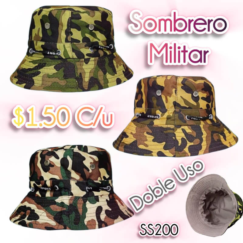 SOMBRERO MILITAR