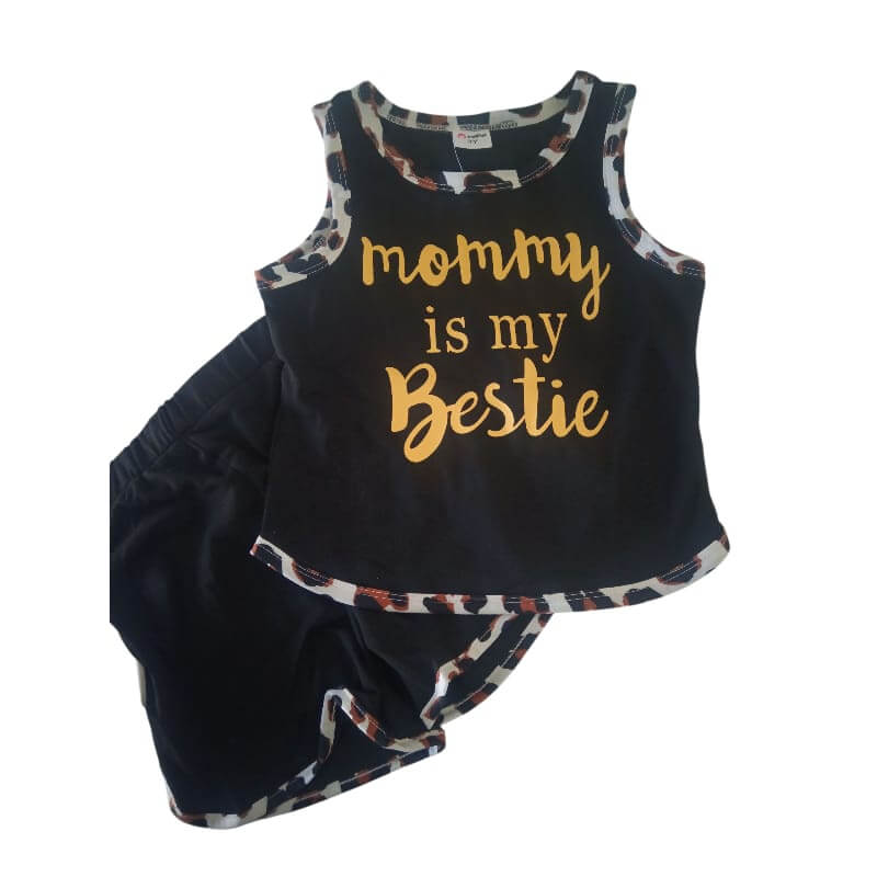 Conjunto Playera y Short Niña - Moda Infantil Verano