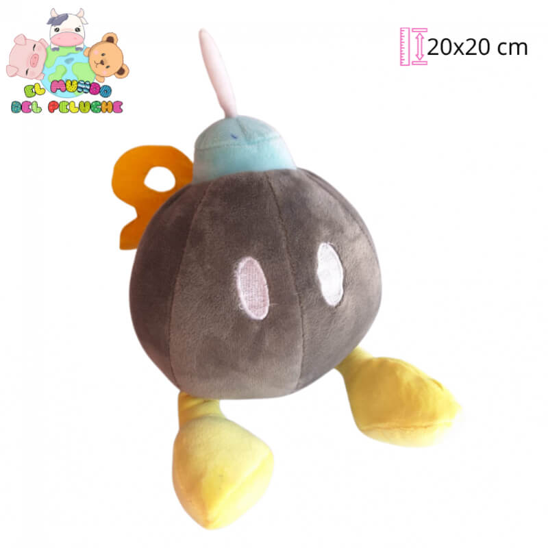 Peluche Bob-omb Super Mario Bros | 20x20 cm | El Mundo del Peluche