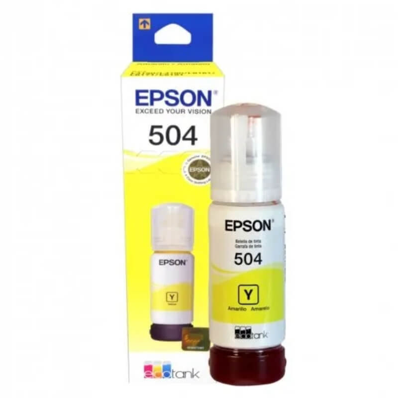 Tinta Epson 504 Amarilla Compatible AAA 70ML EcoTank