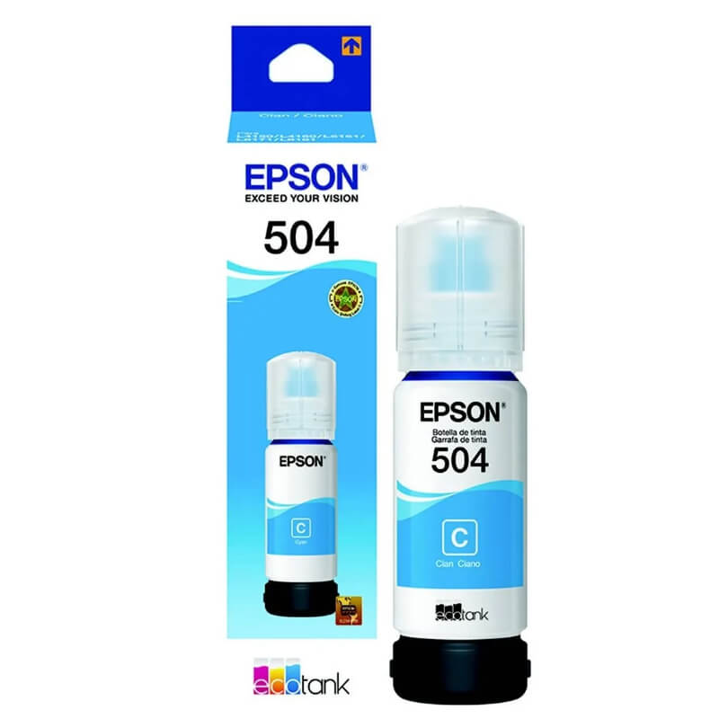 Tinta Epson 504 Cyan Compatible AAA 70ML EcoTank