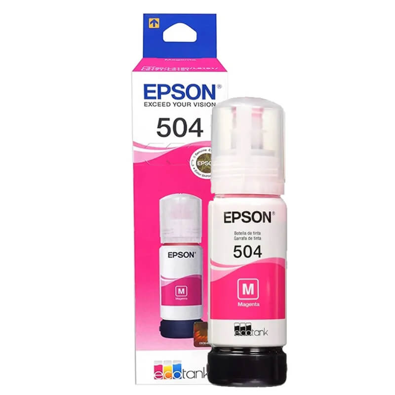 Tinta Epson 504 Magenta Compatible AAA 70ML EcoTank
