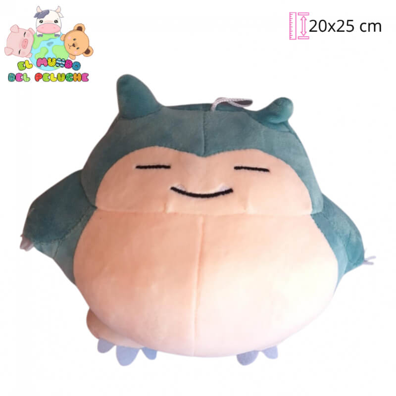 Peluche Pokémon Snorlax | Original y Suave | 20x25 cm | El Mundo del Peluche