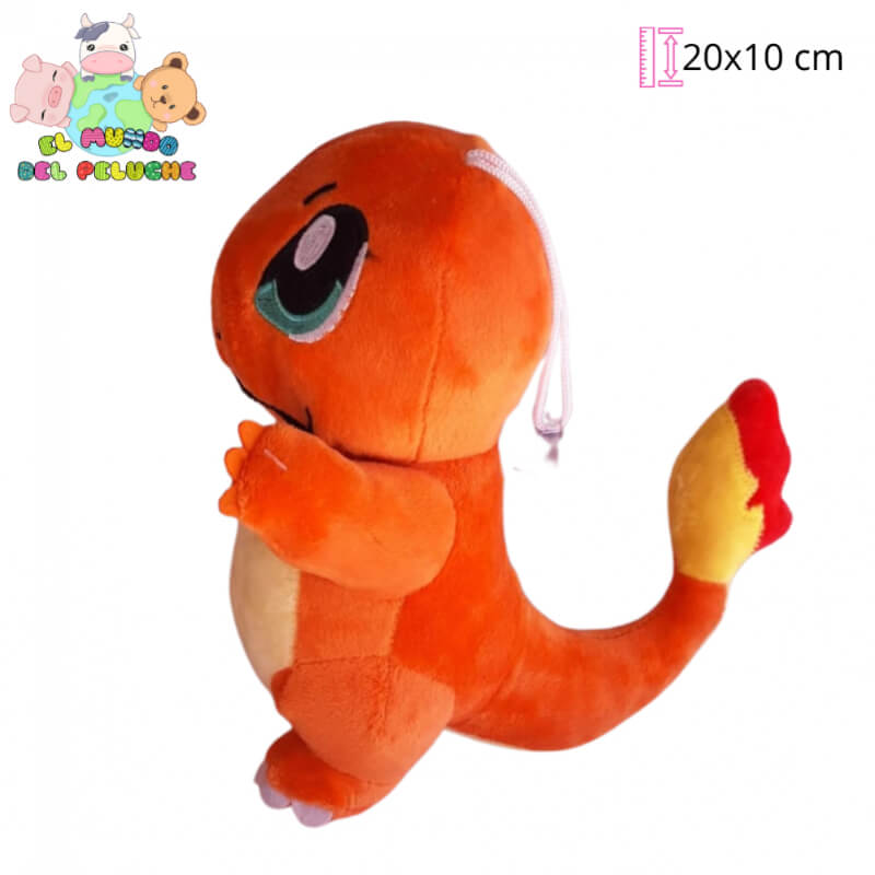 Peluche Pokémon Charmander con Relleno | 20x10 cm | El Mundo del Peluche
