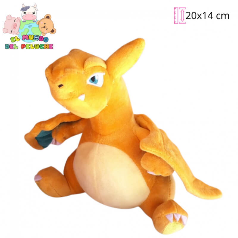 Peluche Pokémon Charizard Clásico | 20x14 cm | El Mundo del Peluche
