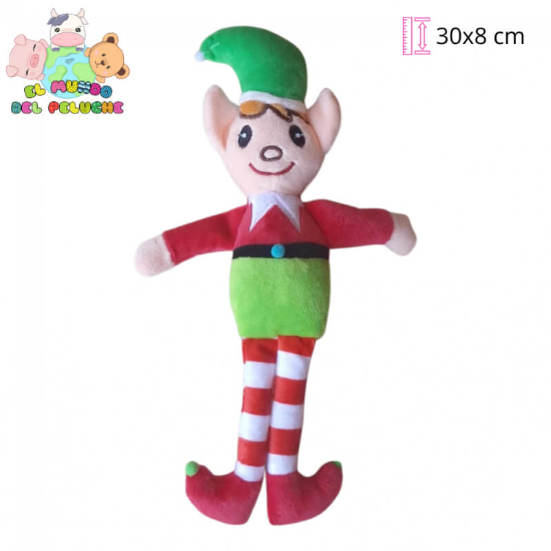 Peluche Duendes Navideños #0 | 30x8 cm | El Mundo del Peluche