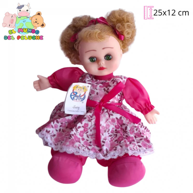 Muñeca Susy | 25x12 cm | El Mundo del Peluche