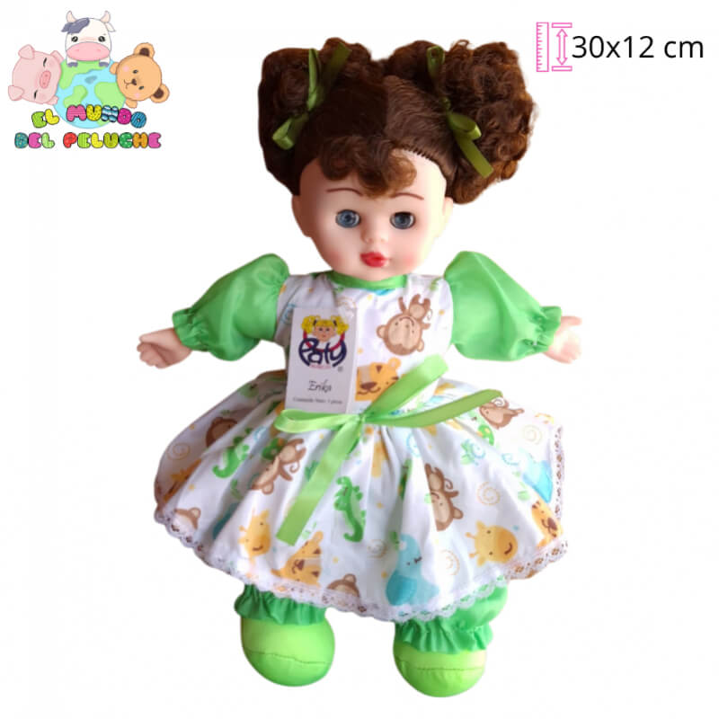 Muñeca Erika | 30x12 cm | El Mundo del Peluche