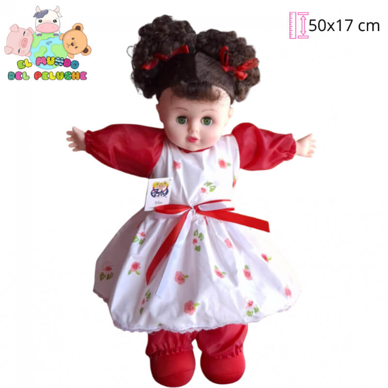 Muñeca Eliza | 50x17 cm | El Mundo del Peluche
