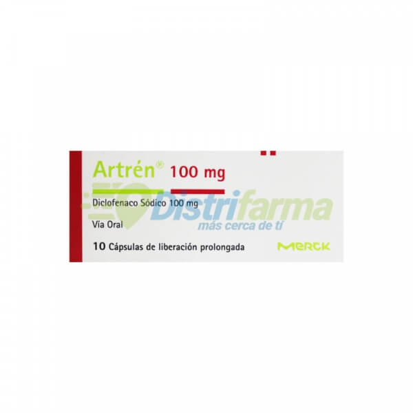 ARTREN 100MG CAPSULAS X 10*2