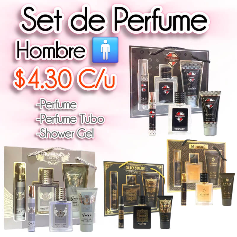 SET DE PERFUME HOMBRE