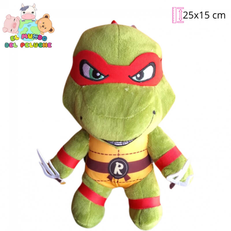 Peluche Tortuga Ninja | 25x15 cm | El Mundo del Peluche