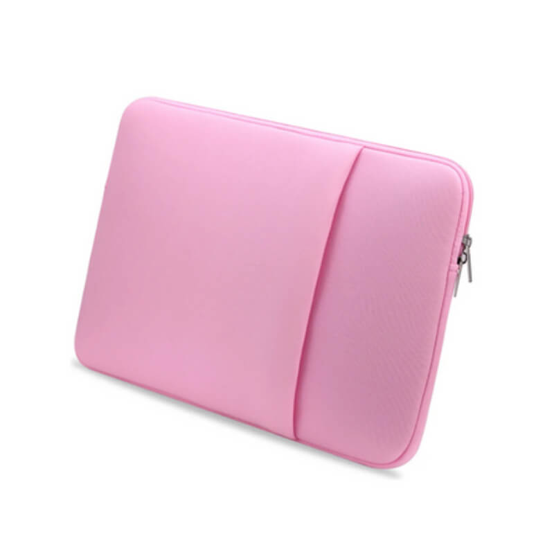 BOLSO PROTECTOR DE LAPTO ROSA INTERNO CON BOLSILLO 15.6