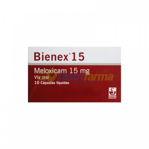 BIENEX 15MG CAPSULAS LIQUIDAS X 10*1