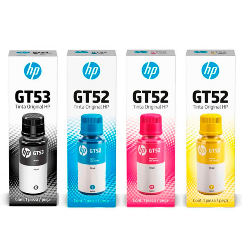 Tinta HP Kit 4 Colores Compatible AAA Alto Rendimiento y Calidad