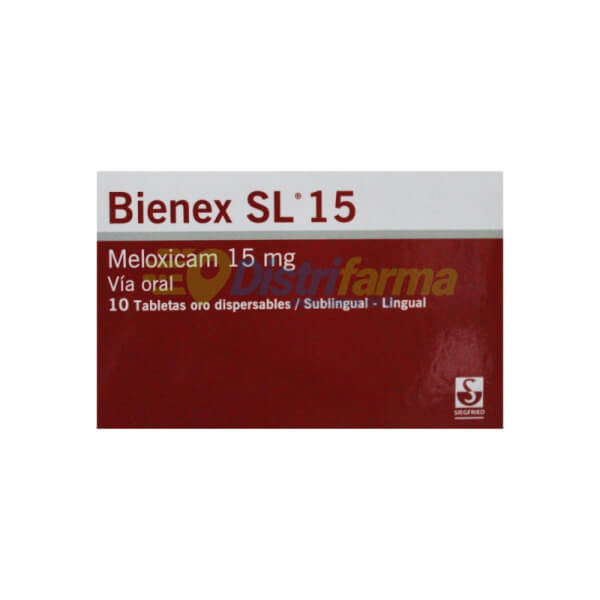 BIENEX SL 15MG TABLETAS X 10*1 (SUBLINGUAL)