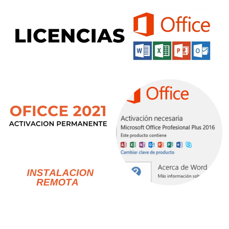 Microsoft Office 2021 Licencia Permanente Activación Digital