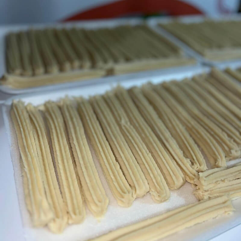 Churros tradicionales congelados de 18 cm (20 Uds.)