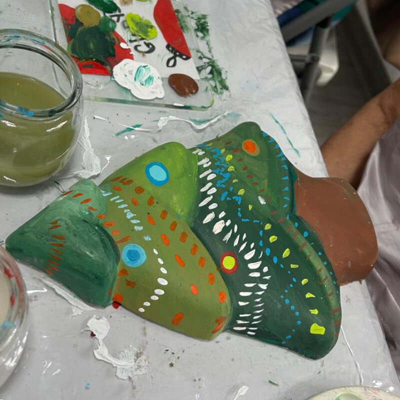 Arbolito de Navidad - Piedra Decorativa 3D para Artes y Manualidades