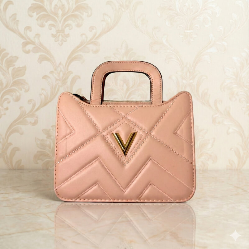 Cartera Grande Rosada | Amplia y Elegante