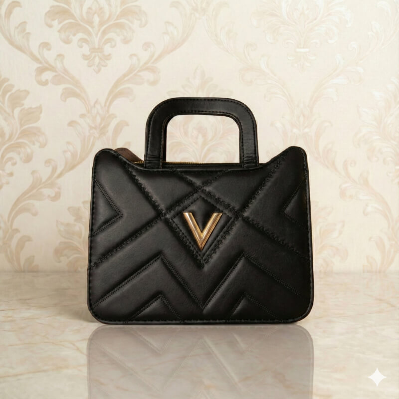 Cartera Negra Espaciosa - Elegancia y Funcionalidad